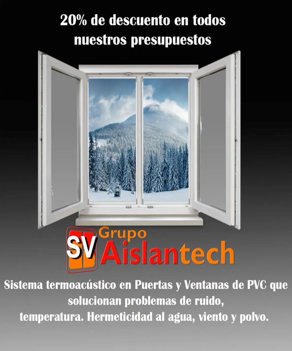 AISLAMIENTO TERMOACÚSTICO DE PUERTAS Y VENTANAS AISLANTECH